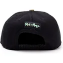 sort-og-brun-snapback-flad-kasket-krombopulos-michael-rick-og-morty-fra-difuzed