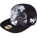 sort-flad-snapback-kasket-link-fighting-the-legend-of-zelda-fra-difuzed