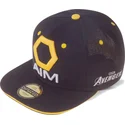sort-og-gul-flat-cap-snapback-aim-avengers-marvel-comics-fra-difuzed