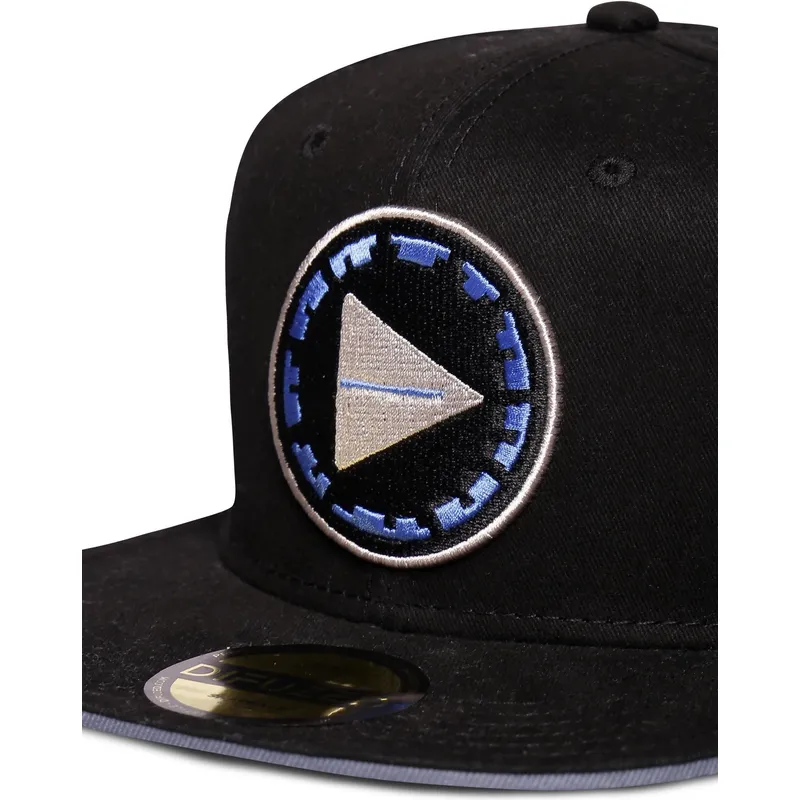 sort-flat-snapback-kasket-forbidden-west-horizon-fra-difuzed