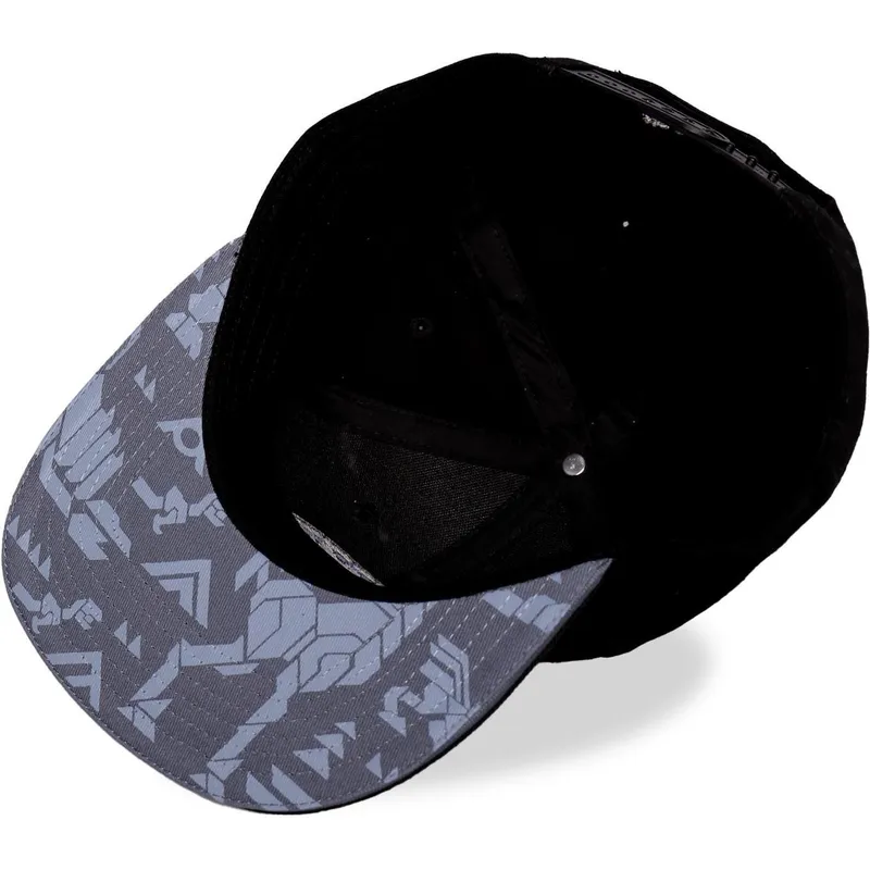 sort-flat-snapback-kasket-forbidden-west-horizon-fra-difuzed