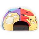 flad-kasket-multifarvet-snapback-pikachu-squirtle-gengar-psyduck-jigglypuff-multi-pop-art-pokemon-fra-difuzed