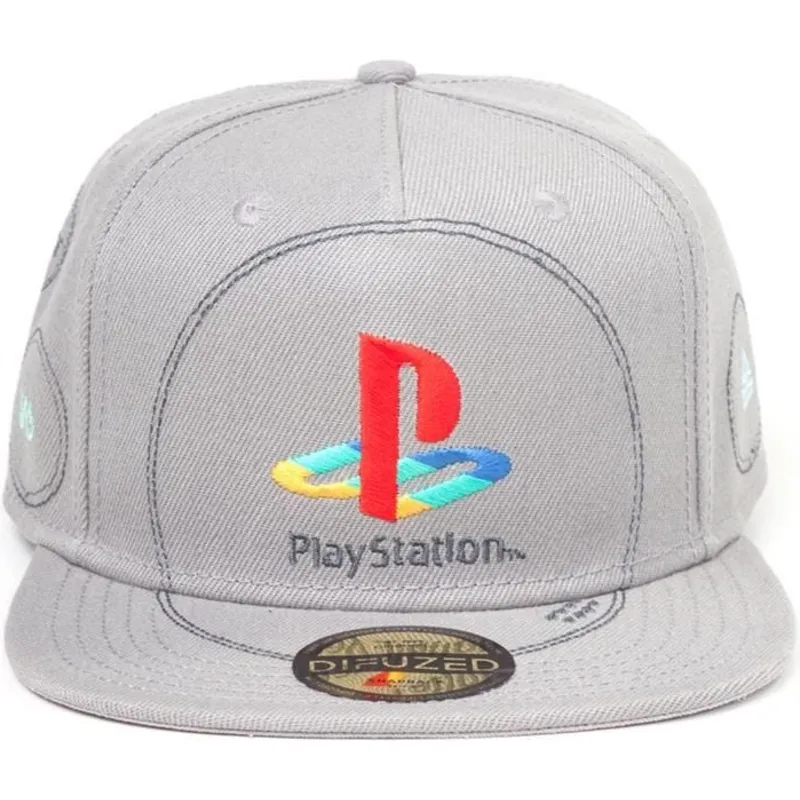 kasketter-flad-gra-snapback-af-difuzed