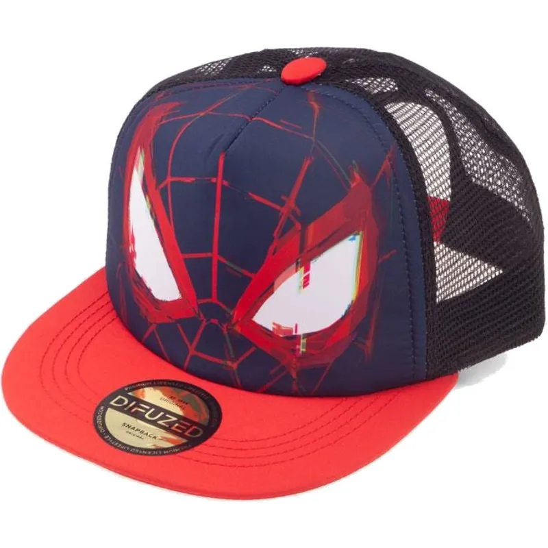 kasketter-flad-bla-snapback-til-barn-af-difuzed