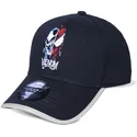sort-kurvet-snapback-kasket-venom-marvel-comics-fra-difuzed