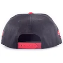 sort-og-rod-snapback-kasket-playstation-sony-fra-difuzed