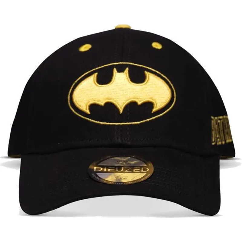sort-snapback-kasket-med-buet-skygge-batman-core-logo-dc-comics-fra-difuzed