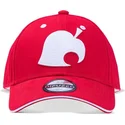 rod-buet-snapback-kasket-med-leaf-logo-animal-crossing-fra-difuzed