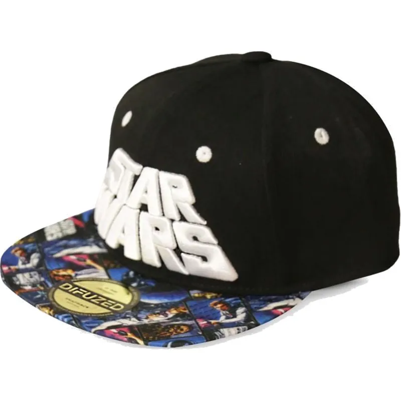 flad-sort-snapback-kasket-all-over-print-poster-star-wars-fra-difuzed