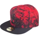 rod-og-sort-snapback-fladskygget-kasket-dungeons-dragons-fra-difuzed