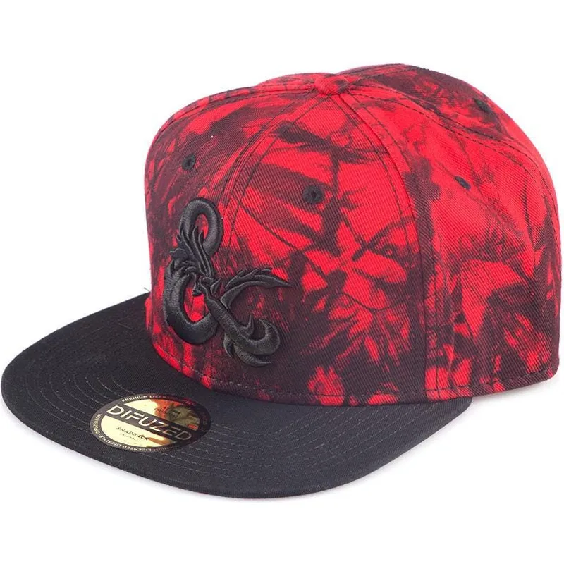 kasketter-flad-rod-snapback-af-difuzed