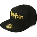 sort-flad-snapback-kasket-harry-potter-fra-difuzed