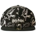 sort-flat-snapback-kasket-3d-embroidery-harry-potter-fra-difuzed