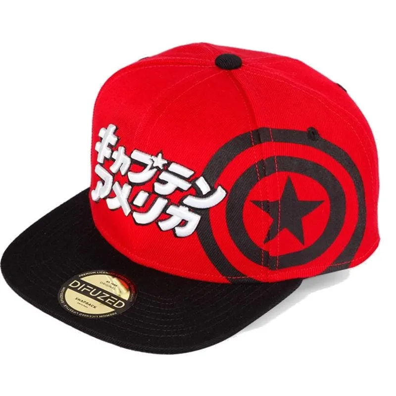 flad-rod-og-sort-snapback-kasket-captain-america-japanese-marvel-comics-fra-difuzed