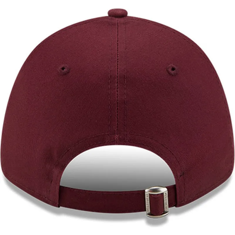 kasketter-buet-rod-justerbar-rem-granate-9forty-league-essential-fra-new-york-yankees-mlb-af-new-era