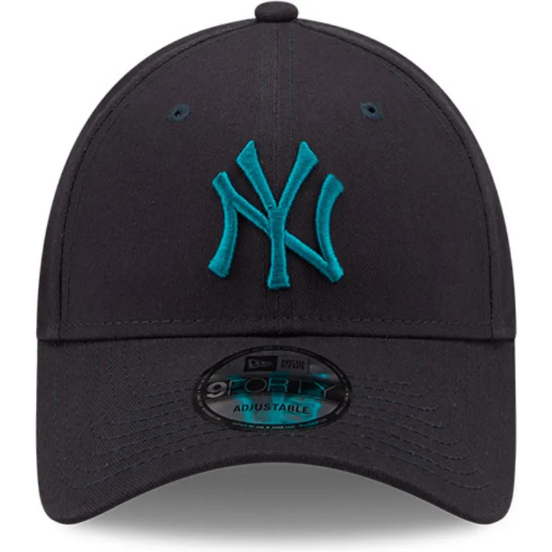 kasketter-buet-marinebla-justerbar-rem-9forty-league-essential-fra-new-york-yankees-mlb-af-new-era