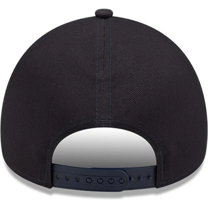 kasketter-buet-marinebla-snapback-marron-9forty-e-frame-fra-new-york-yankees-mlb-af-new-era