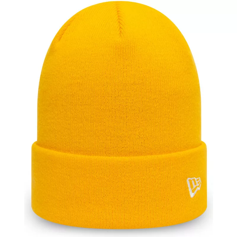 new-era-cuff-knit-pop-colour-yellow-beanie
