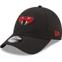 sort-9forty-elemental-arizona-diamondbacks-mlb-snapback-kasket-med-buet-skygge-fra-new-era