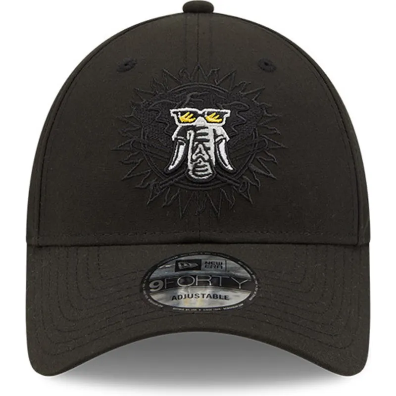 kasketter-buet-sort-snapback-9forty-elemental-fra-oakland-athletics-mlb-af-new-era