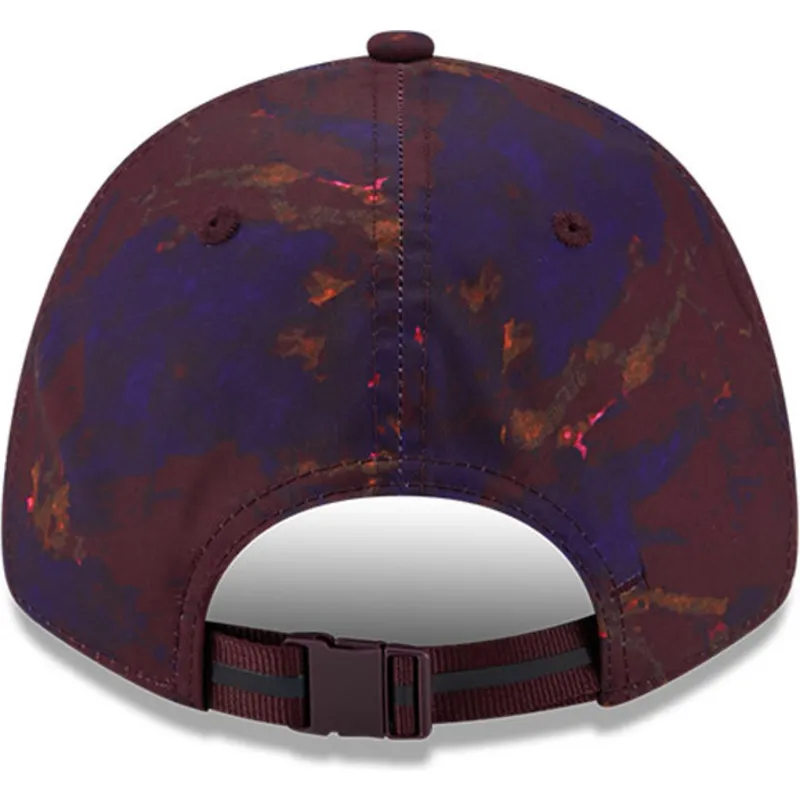 kasketter-buet-rod-justerbar-rem-granate-9forty-ray-scape-fra-new-york-yankees-mlb-af-new-era