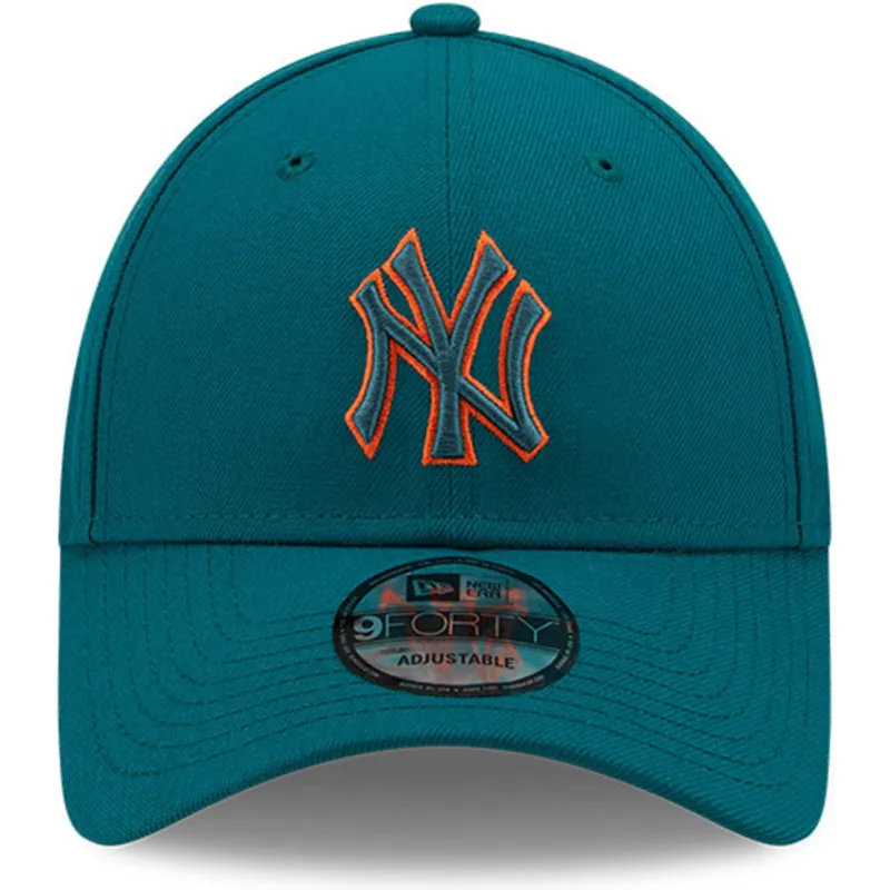 kasketter-buet-bla-justerbar-rem-9forty-pop-outline-fra-new-york-yankees-mlb-af-new-era