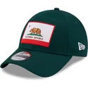 kasketter-buet-gron-justerbar-rem-9forty-us-state-fra-california-republic-af-new-era