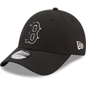 boston-red-sox-mlb-new-era-9forty-justerbar-sort-og-solv-buet-kasket