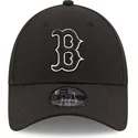 new-era-curved-brim-9forty-black-and-silver-boston-red-sox-mlb-black-adjustable-cap