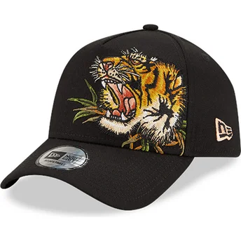 sort-buet-snapback-9forty-e-frame-tattoo-pack-tiger-kasket-fra-new-era