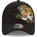 sort-buet-snapback-9forty-e-frame-tattoo-pack-tiger-kasket-fra-new-era