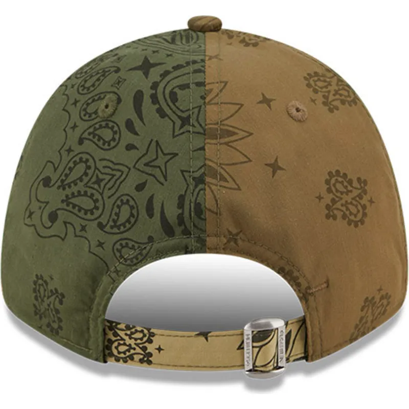 kasketter-buet-gron-justerbar-rem-9forty-paisley-print-fra-new-york-yankees-mlb-af-new-era kasketter-buet-gron-justerbar-rem-9forty-paisley-print-fra-new-york-yankees-mlb-af-new-era