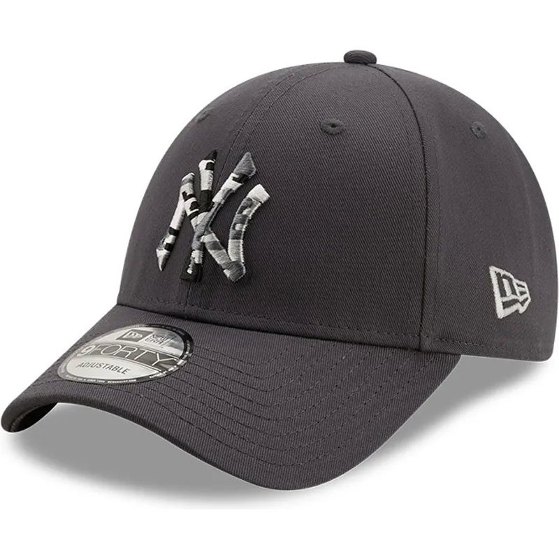 kasketter-buet-gra-justerbar-rem-9forty-camo-infill-fra-new-york-yankees-mlb-af-new-era