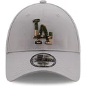 kasketter-buet-gra-justerbar-rem-9forty-camo-infill-fra-los-angeles-dodgers-mlb-af-new-era