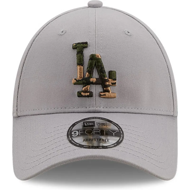 kasketter-buet-gra-justerbar-rem-9forty-camo-infill-fra-los-angeles-dodgers-mlb-af-new-era
