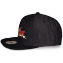 flad-sort-snapback-kasket-street-fighter-logo-fra-difuzed