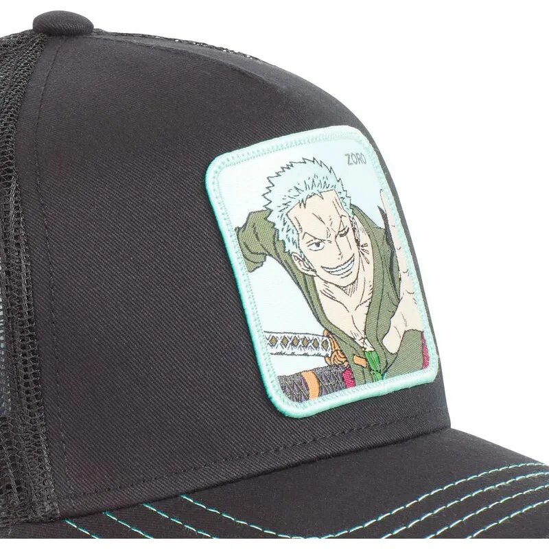 sort-trucker-kasket-roronoa-zoro-zor2-one-piece-fra-capslab