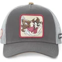 gorra-trucker-gra-tasmanisk-djaevel-loo5-taz1-looney-tunes-fra-capslab