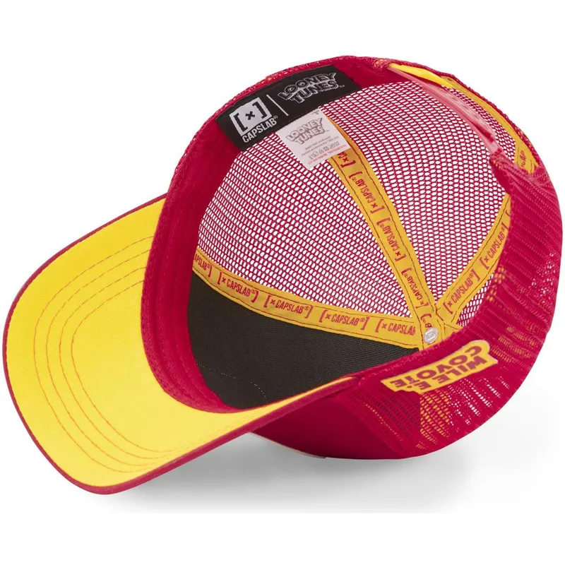 kasketter-buet-rod-snapback-coyote-looney-tunes-af-capslab