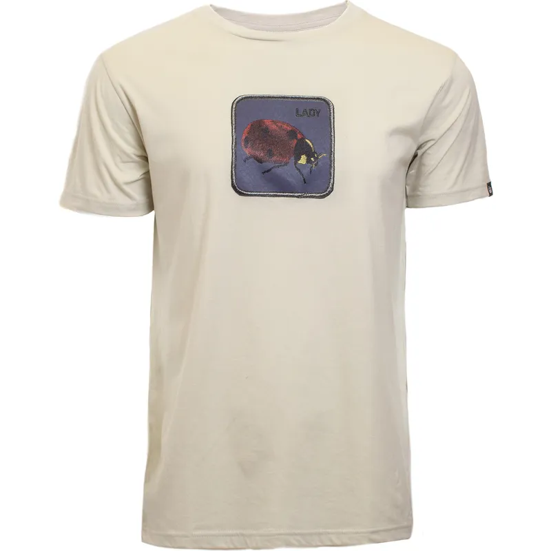 t-shirt-kort-aerme-beige-fra-manga-corta-beige-mariquita-lady-beetle-the-farm-the-farm-af-goorin-bros