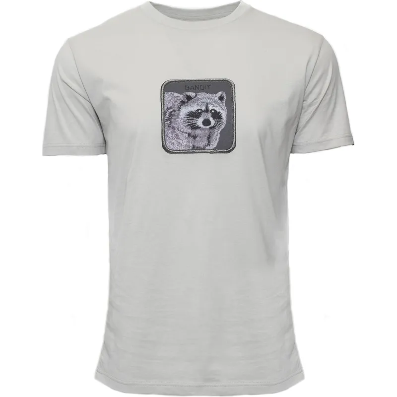 t-shirt-kort-aerme-gra-fra-manga-corta-gris-claro-mapache-bandit-the-farm-the-farm-af-goorin-bros