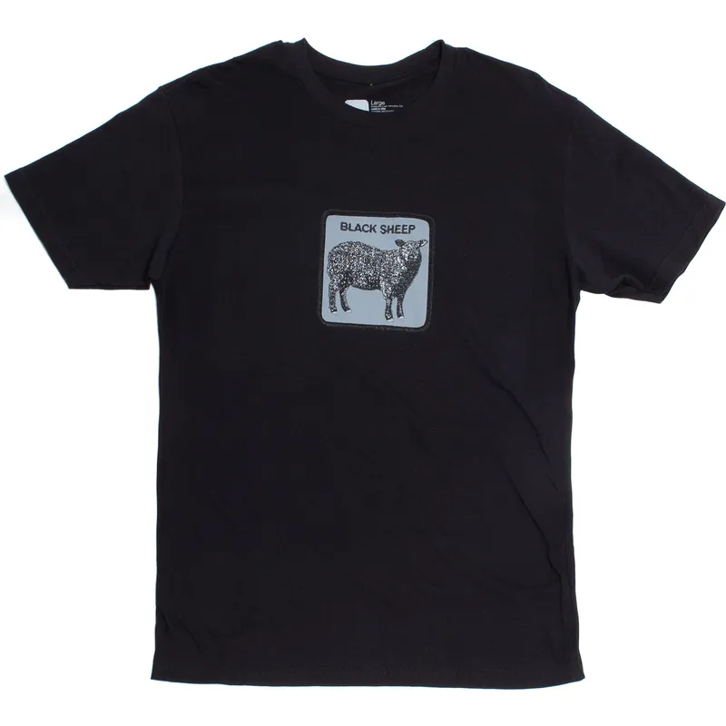 t-shirt-kort-aerme-sort-fra-manga-corta-negra-oveja-black-sheep-herd-me-the-farm-the-farm-af-goorin-bros