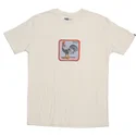 beige-kortaermet-t-shirt-med-hane-cock-clucker-the-farm-fra-goorin-bros