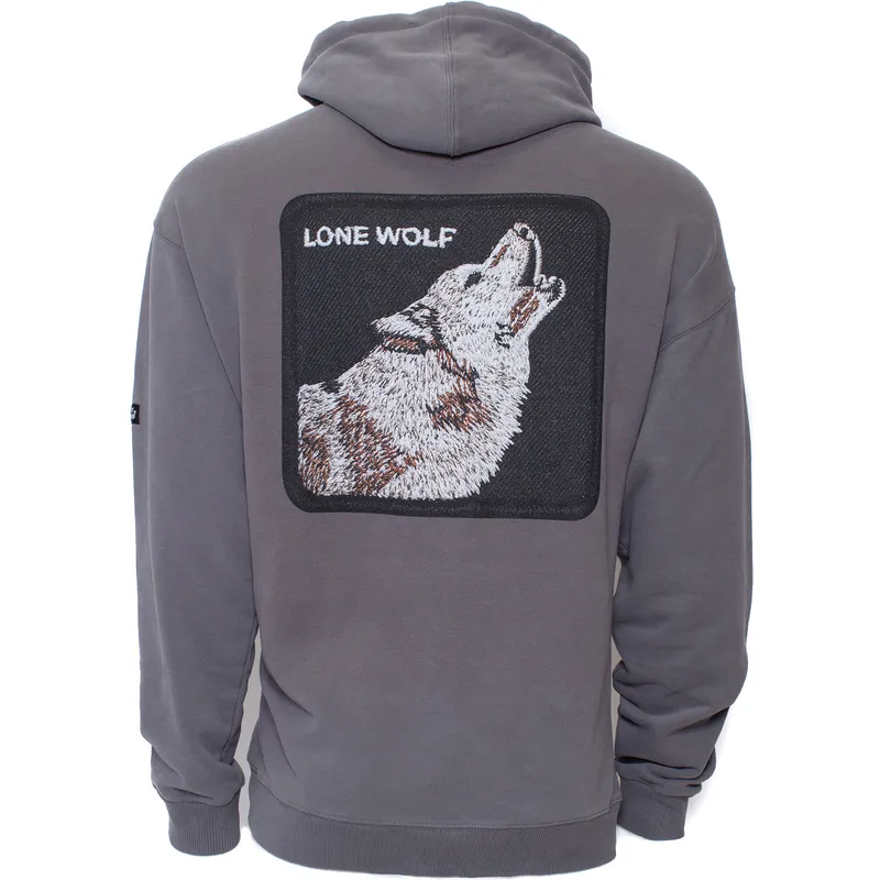 sweatshirt-med-haette-gra-fra-sudadera-con-capucha-gris-lobo-lone-wolf-lobo-solitario-loud-howl-the-farm-the-farm-af-goorin-bros sweatshirt-med-haette-gra-fra-sudadera-con-capucha-gris-lobo-lone-wolf-lobo-solitario-loud-howl-the-farm-the-farm-af-goorin-bros