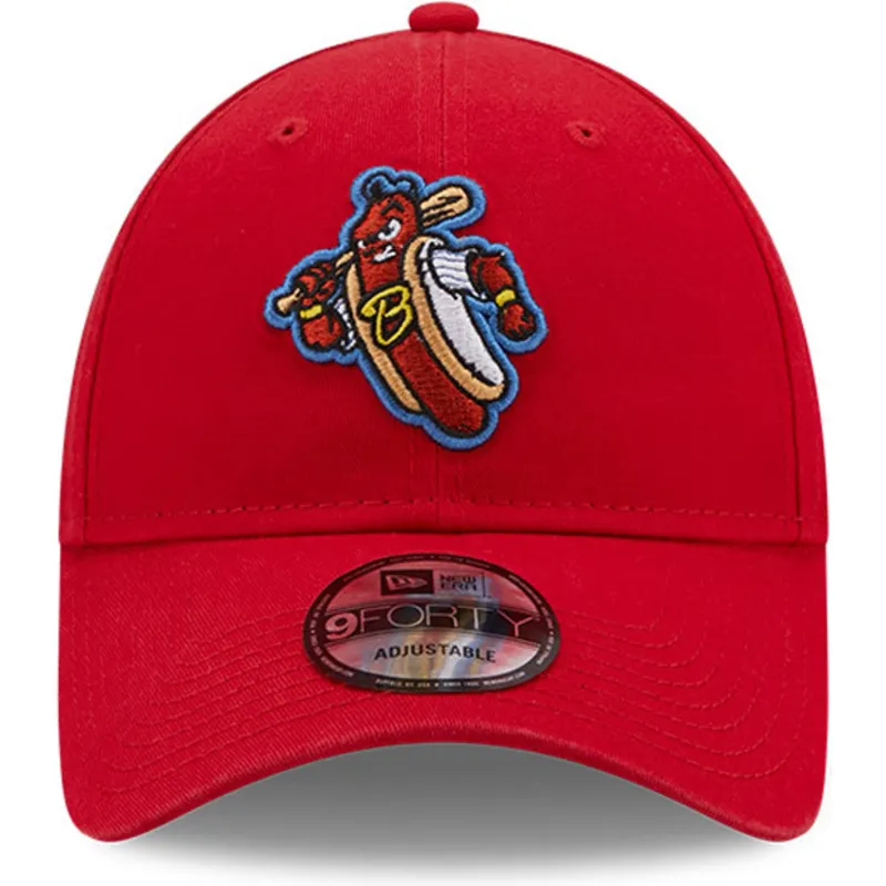 kasketter-buet-rod-justerbar-rem-9forty-fra-reading-fightin-phils-milb-af-new-era