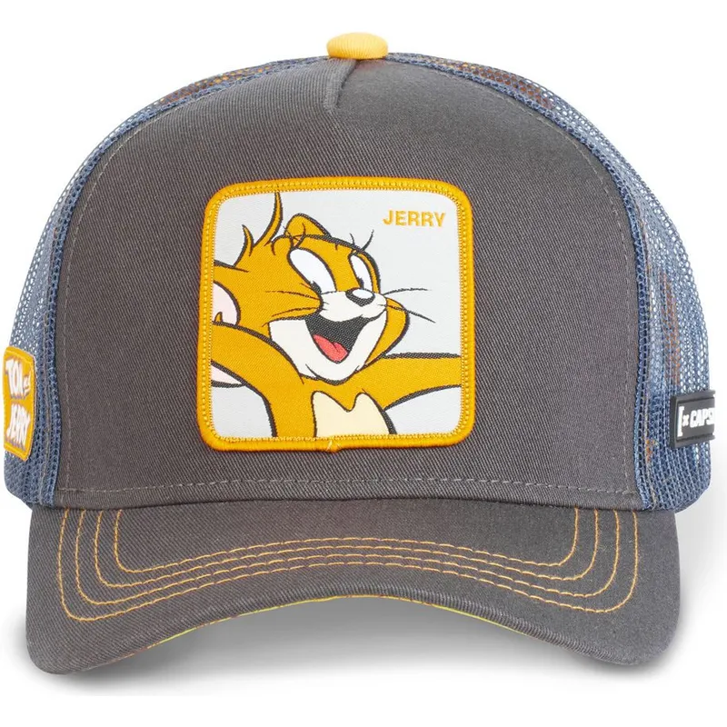 kasketter-buet-gra-snapback-jerry-looney-tunes-af-capslab kasketter-buet-gra-snapback-jerry-looney-tunes-af-capslab