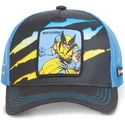 kasketter-buet-sort-snapback-wolverine-marvel-comics-af-capslab