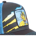 kasketter-buet-sort-snapback-wolverine-marvel-comics-af-capslab