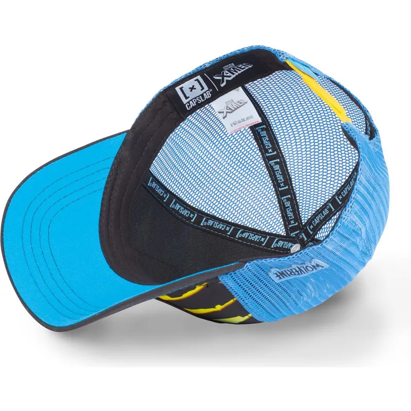 kasketter-buet-sort-snapback-wolverine-marvel-comics-af-capslab