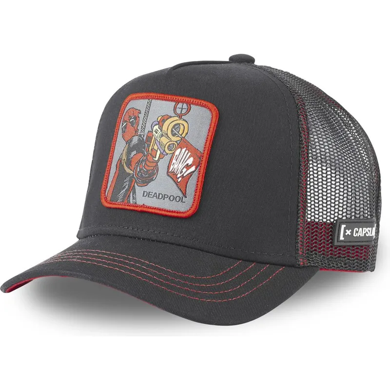 kasketter-buet-sort-snapback-deadpool-marvel-comics-af-capslab kasketter-buet-sort-snapback-deadpool-marvel-comics-af-capslab